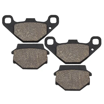 

Cyleto Motorcycle Front and Rear Brake Pads for KAWASAKI BJ 250 BJ250 Estrella 1992 1993 1994 1995 1996 1997 1998 1999 2000 2001