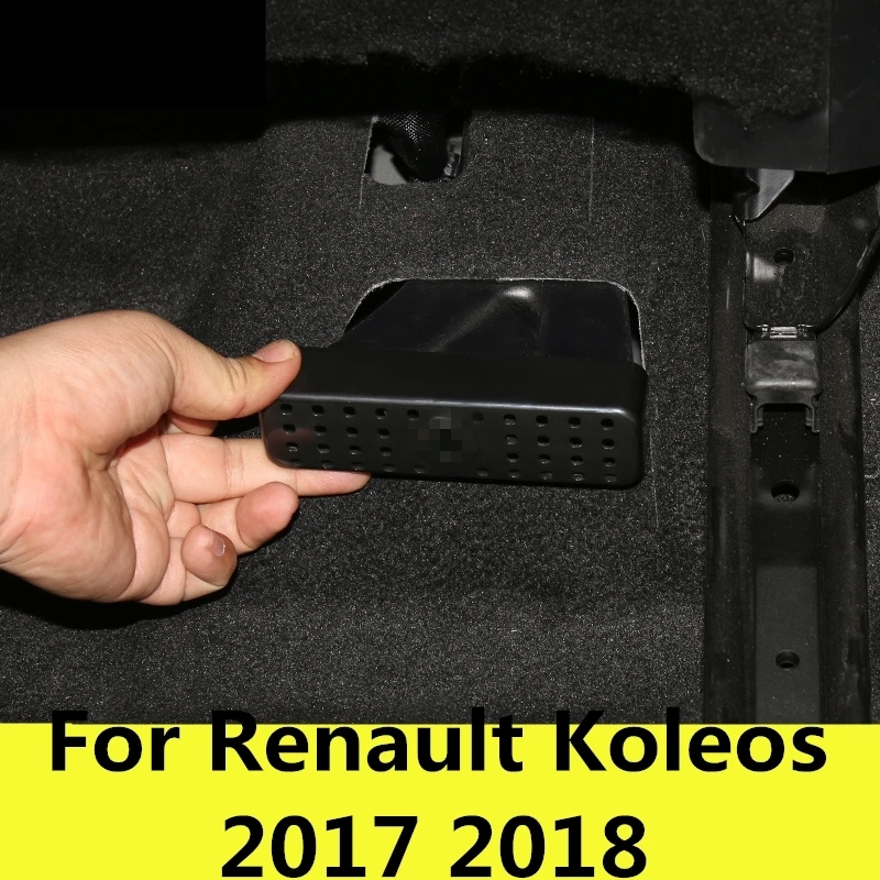 

Under Seat Air Vent Outlet air conditioning Protective Cover Interior decoration Auto Accessories For Renault Koleos 2017 2018
