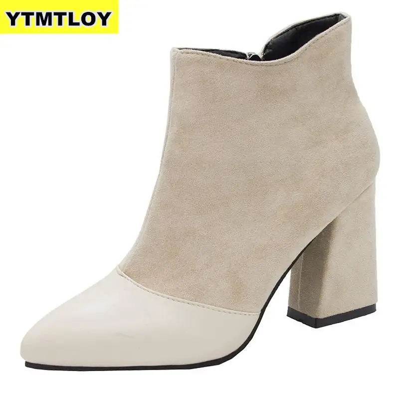 

Winter Women Shoes Woman Boots Sexy High Heels Booties women shoes Ankle Boots High Boots Zapatos Puntiagudos Snow Boots