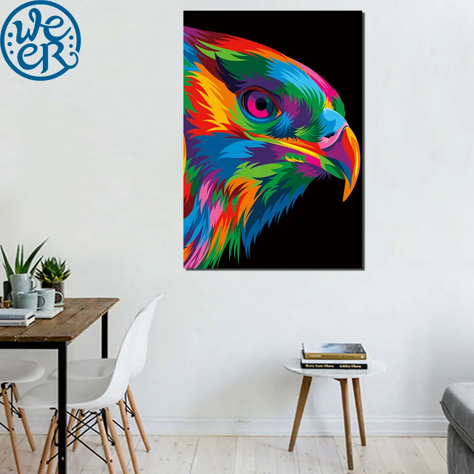 HD canvas paingting 1 piece Winds of Freedom by Weer Nature's Colors Collection animal Eagle home decoration prints | Дом и сад