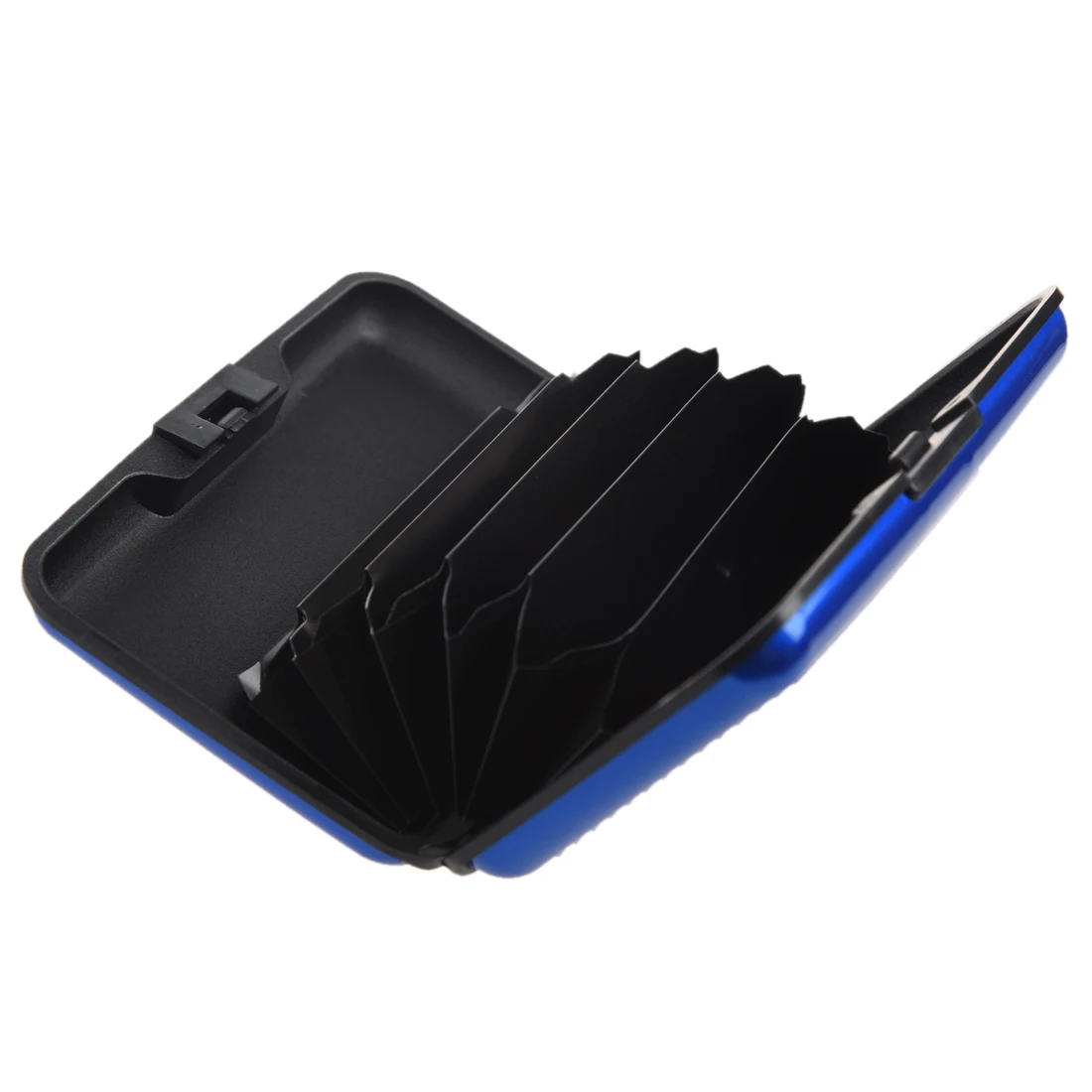 

IMC Aluminum Credit / Visit Card Holder - scratch model - Shockproof Wallet - blue