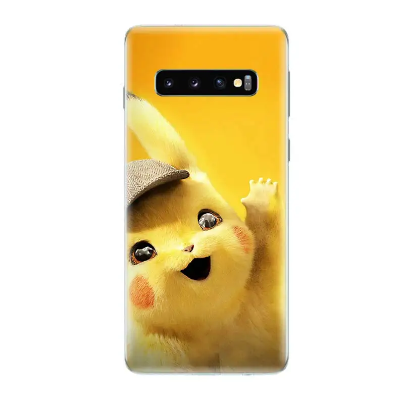 Пикачу фильм популярный мягкий чехол для телефона samsung Galaxy S10 плюс S10E A50 A70 A30 A10 A20E