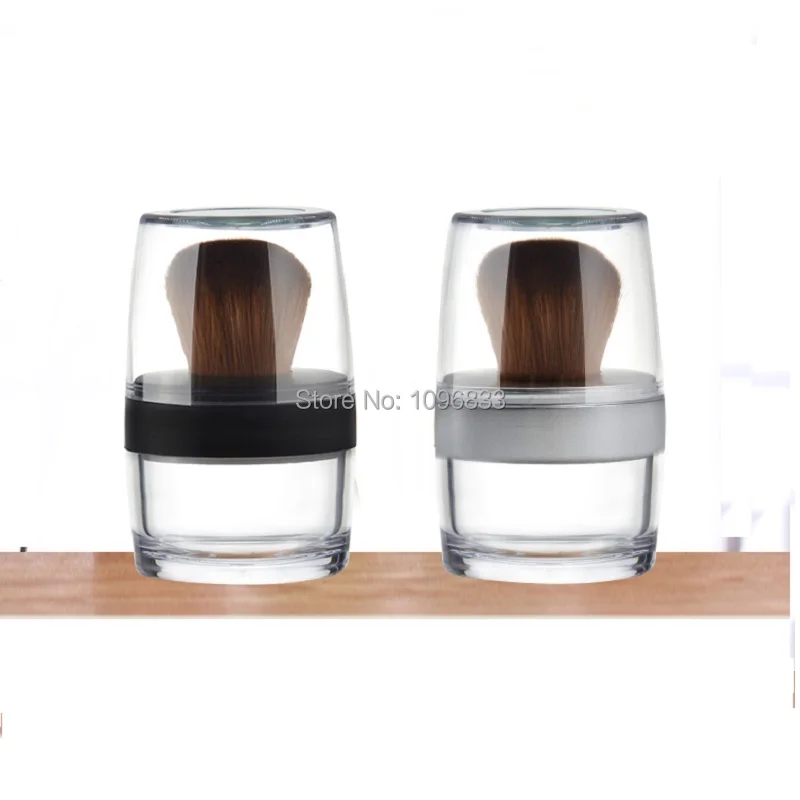 

10G Portable Blusher Bottle Cosmetic Packaging Container with Brush Makeup Tool Refillable Empty Loose Powder Compact 3pcs/lot