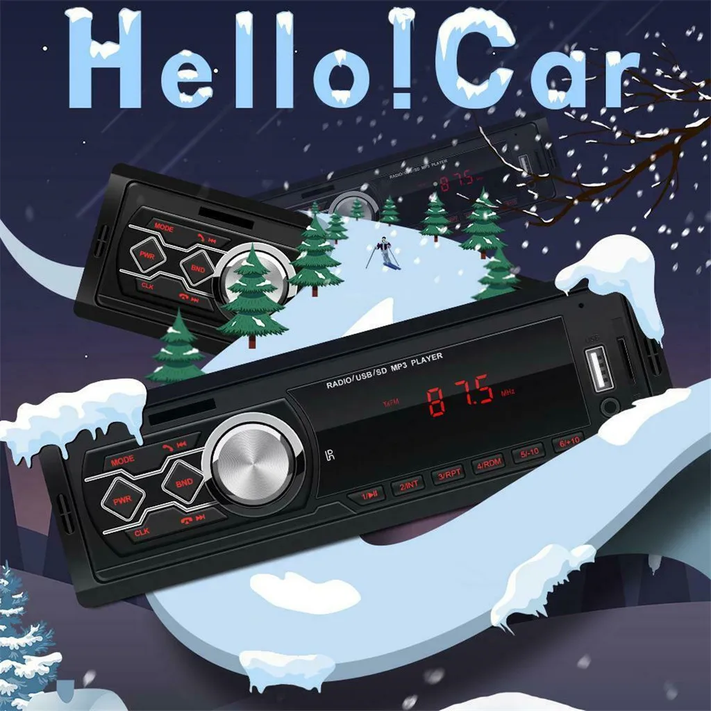 

1Set 12V Universal USB HD Car Radio Multimedia MP5 Player Car AUX FM Stereo Bluetooth Music Player TF Card U Disk