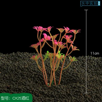 Аквариум украшения моделирование воды Трава Аквариум Ландшафтный набор пластиковых Цветочная вода растений ремесел подарки вода трава CX25