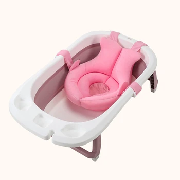 

Newborn Bath Floating Pad Mat Baby Bath Tub Pad Shelf Bathtub Seat Cushion Non-Slip Seat Bed Safety