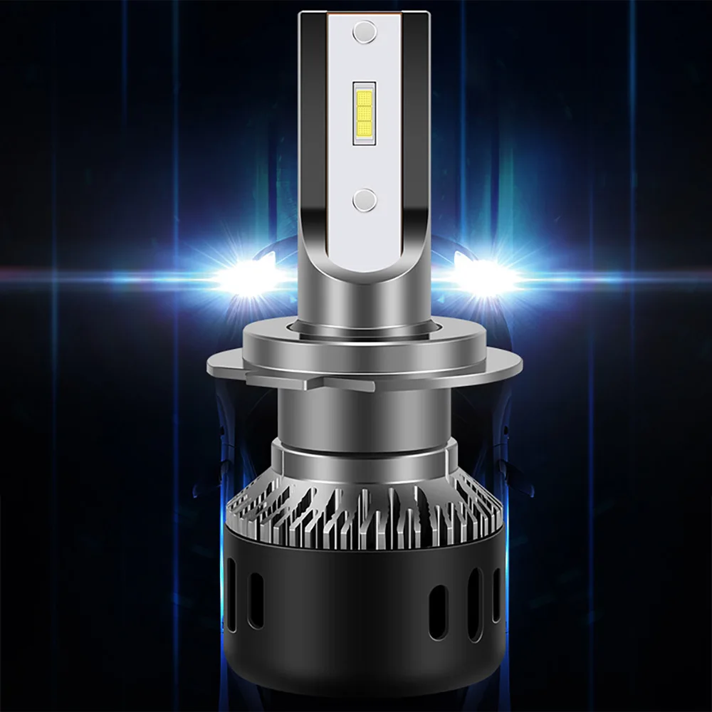 

2X Car Light H7 H4 LED Bulb Canbus H11 H8 H1 HB3 9005 9006 H9 HB3 HB4 Headlight 10000LM 100W 6000K 12V 24V Automobile Led Lamp