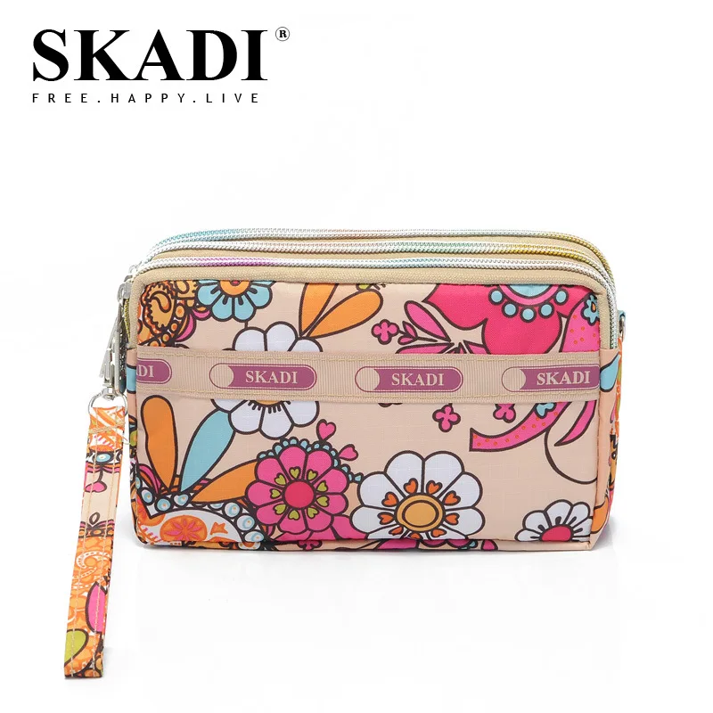 

Fashion Brand Cute Priting Hand Bag Rag Stamp Woman Messenger Crossbody Bags Fresh Multifunctional Multi Zipper Day Clutches Bag