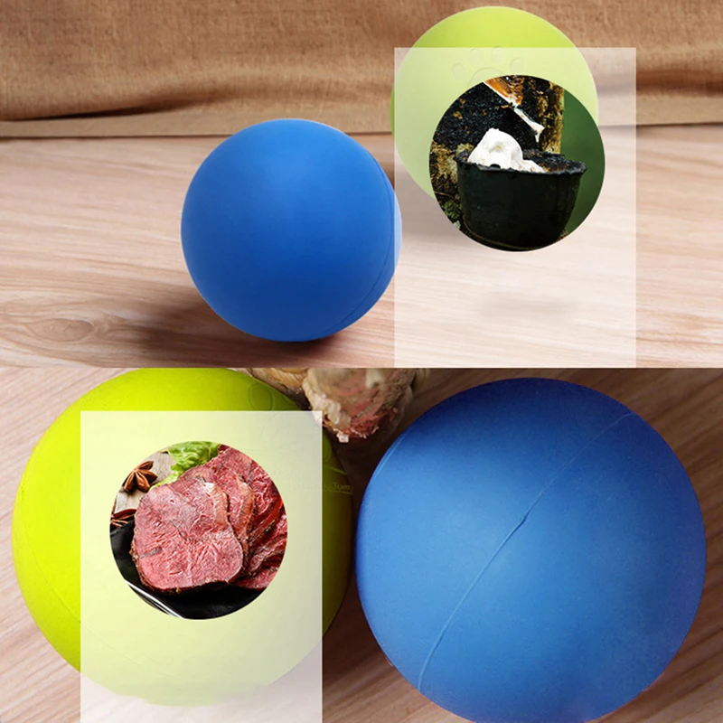 

Toughness Pet Molar Bite Resistant Training Chew Toy Non-toxic Solid Natural Rubber Bouncing Ball For Dog Cat