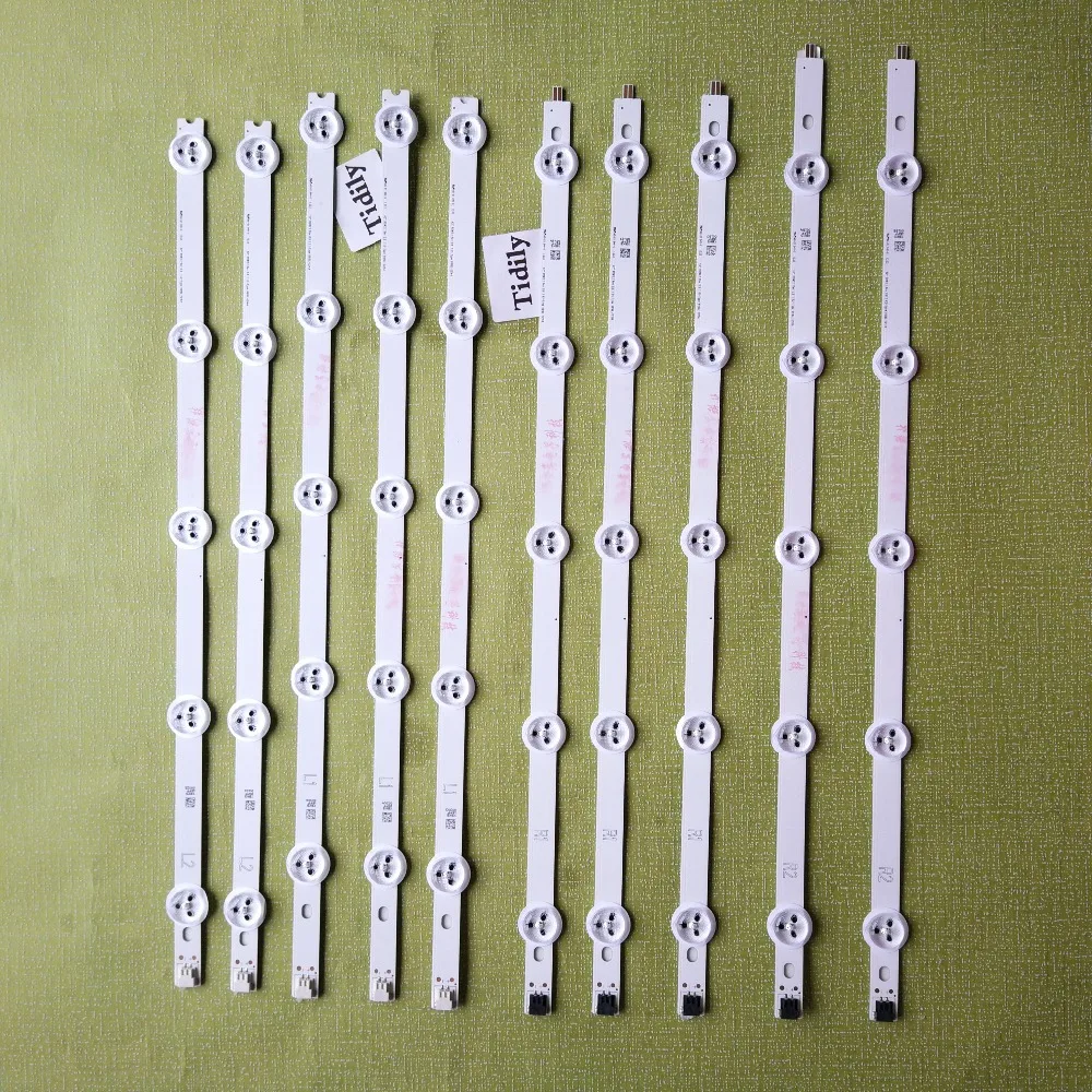 10 шт./компл. R1 L1 R2 L2 ТВ светодиодная подсветка идеально подходит для LG 42LN5700 6916L 1214A