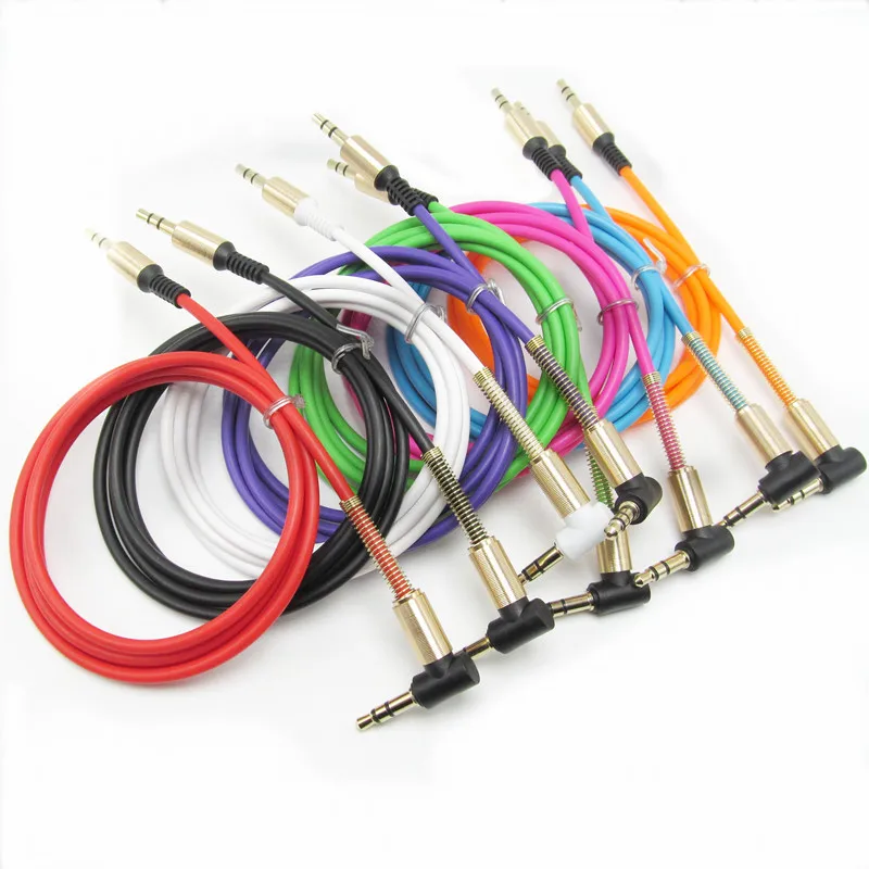 

3.5mm Male to Male Audio Cable Jack 3 5 Aux Cable For iPhone Samsung Car MP3 mp4 Headphone Mobile Phone Speaker Aux Cord Wire