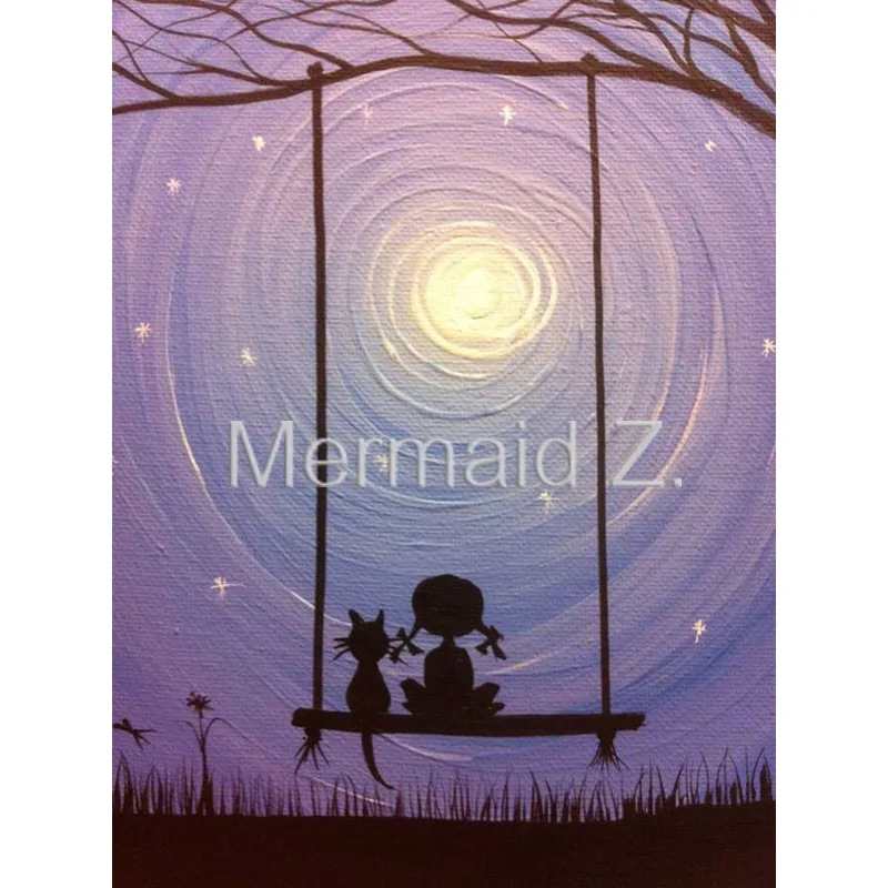 

hand-painted abstract oil painting I wish I may Landscape paintings for living room wall cuadros decoracion canvas painting