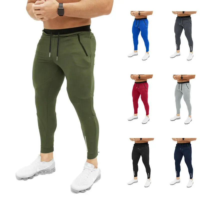 Модные мужские однотонные узкие брюки на шнуровке, мужские летние спортивные тренажерный зал, бодибилдинг, фитнес, обтягивающие беговые штаны для бега, спортивные штаны, M-XXL
