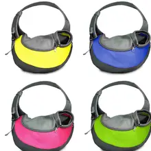 ПЭТ сумка для переноски Собак Открытый путешествия сумка сетка Оксфорд один сумка через плечо перевязь сетки комфорт путешествия сумка