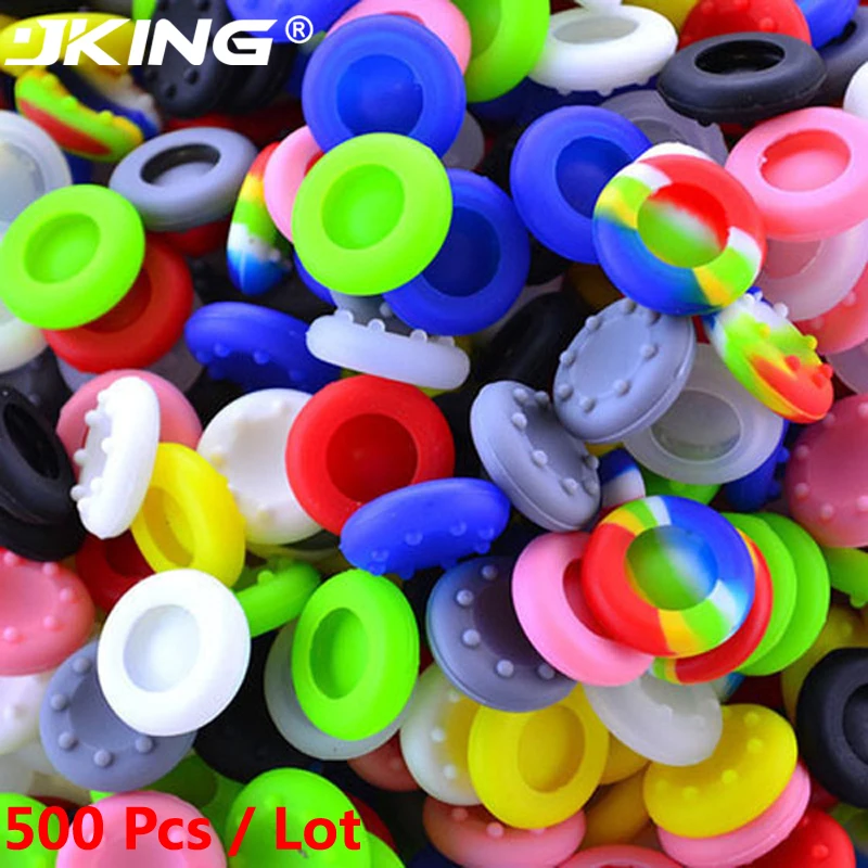 

500pcs/lot Silicone Thumb Stick Joystick Grip Case Skin Guard Caps For PS4 Slim Pro PS3 PS4 Xbox one Xbox 360 Controller Guards