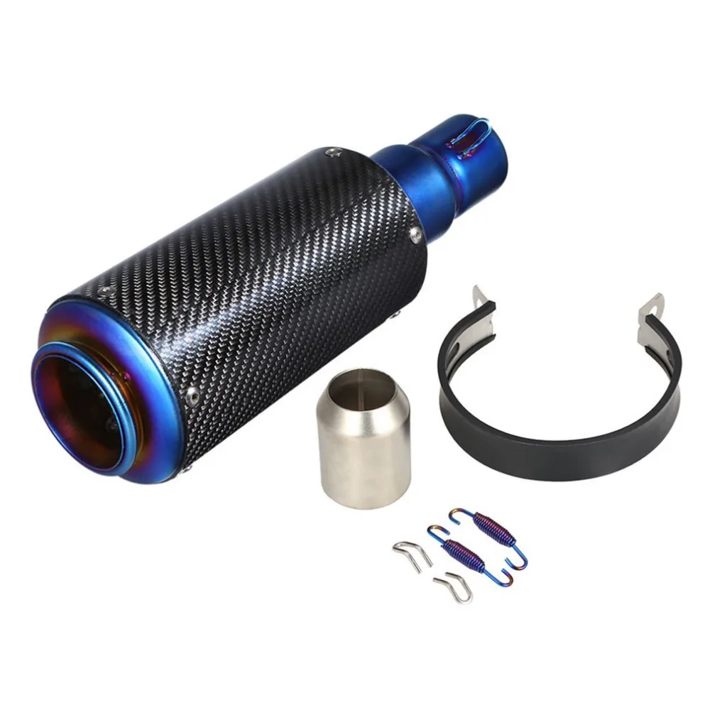 

38-51mm Carbon Fiber Refit Exhaust Muffler Pipe for Motorcycles ATV Universal Modified Exhaust System Carbon Fiber Tube Barrel