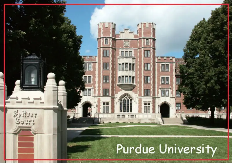 США дорожные магниты в подарок 78*54 мм Purdue Университет памятные украшения магнит