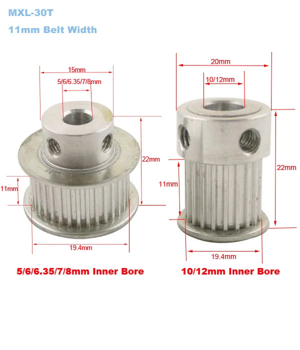 MXL30T-11mm size