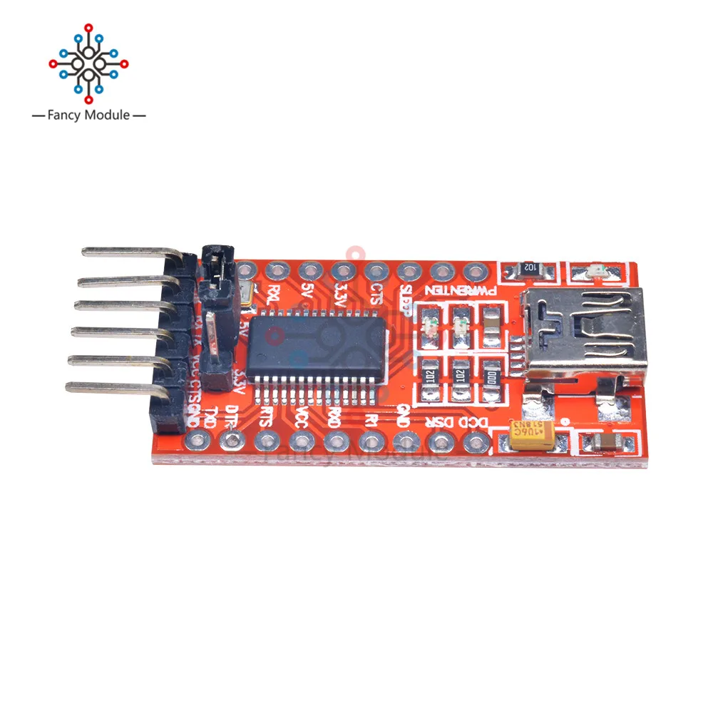 FT232RL FTDI сериалов модуль адаптера мини Порты и разъёмы для Arduino USB к ttl 3,3 V 5,5 V