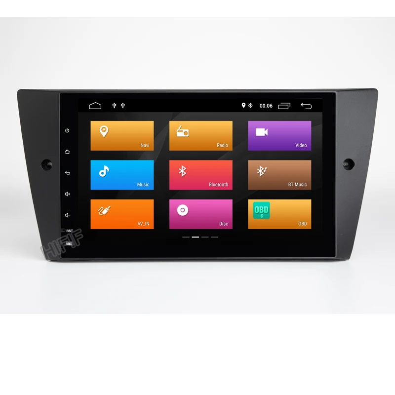 Top IPS dsp 9" Android 9.0 Radio Multimedia Car Stereo Player GPS DAB No DVD for BMW E90 Sedan 2005-2011 2012 E91 E92 E93 Head unit 1