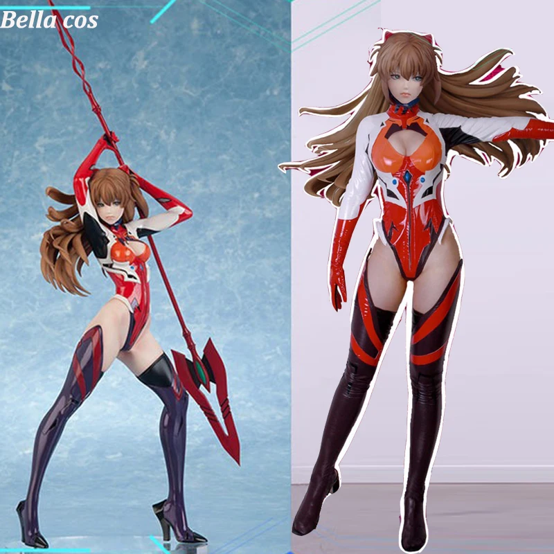 

New EVA Asuka Langley Soryu cosplay costume sexy jumpsuit uniform dress Halloween costumes for women Anime clothes outfits cos