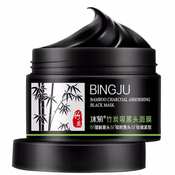 

120g Bamboo Face Mask Black Mask Deep Clean Removal Washing Black Pores Makeup Wear Bright Color Of The Skin Moisturizing