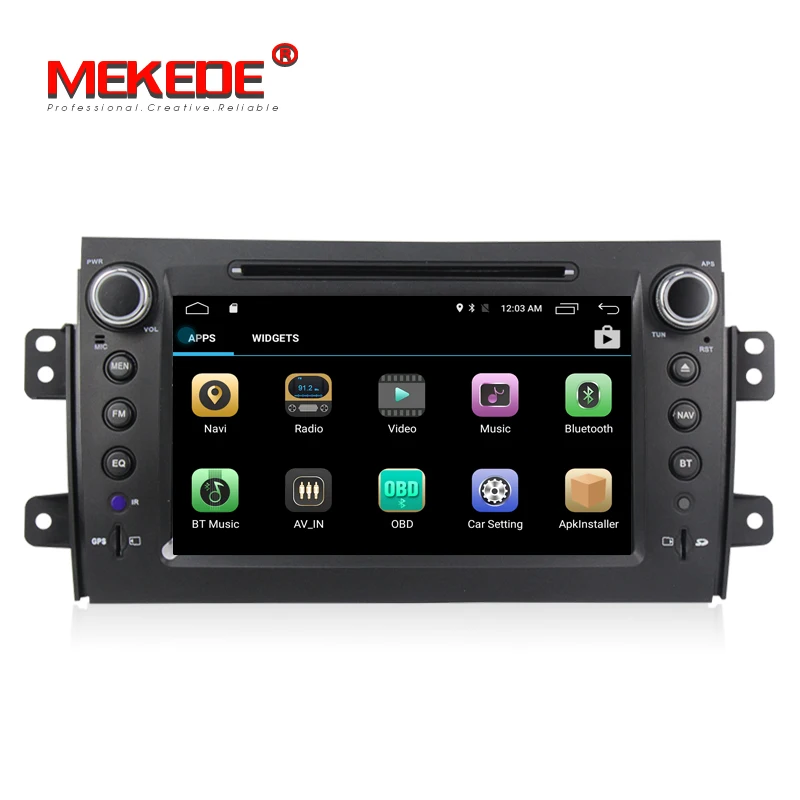 Flash Deal MEKEDE 2G RAM 2 DIN Android 7.1 For Suzuki SX4 2006-2013 Quad Core 8" 1024*600 Bluetooth Car DVD Radio Player GPS Navigation 1