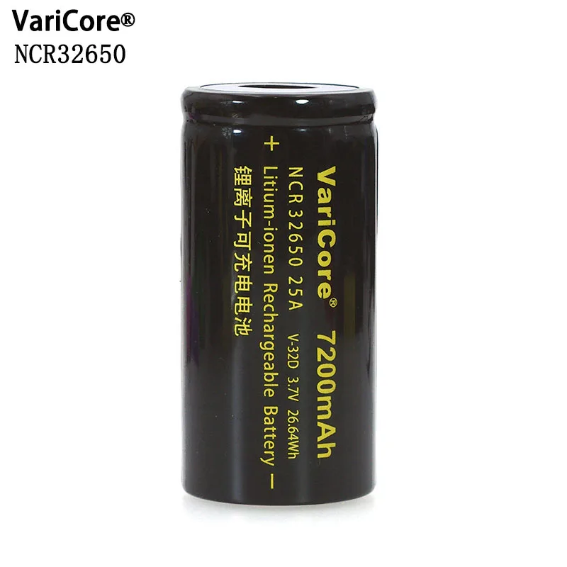 3 7 V 32650 7200mAh литий-ионная аккумуляторная батарея 20A 25A непрерывная разрядка
