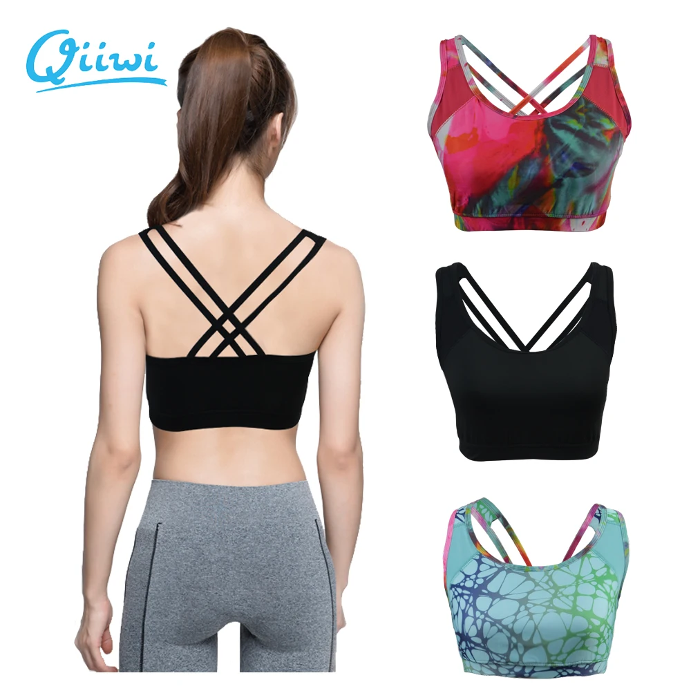 Prix pour Professionnel Soutien-Gorge de Sport Croix Retour Cropped pour Femmes Fitness Gym Workout Courir Exercices Train Sujetador Deportivo avec rembourré Prix pour Professionnel Soutien-Gorge de Sport Croix Retour Cropped pour Femmes Fitness Gym Workout Courir Exercices Train Sujetador Deportivo avec rembourré