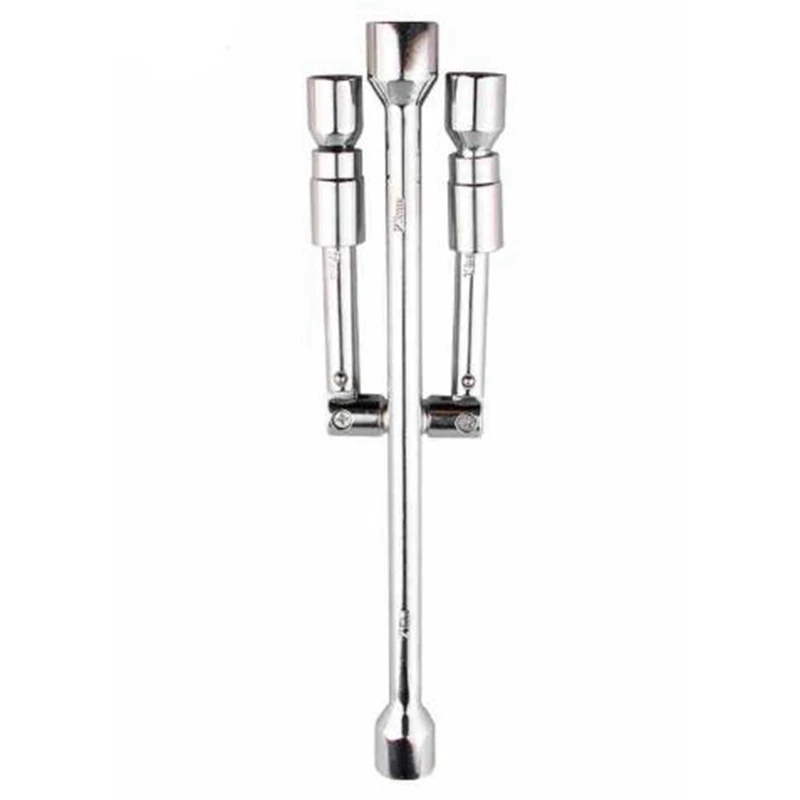 

Folding Cross Wrench Car Wheel Repair Tool 17 19 21 23 Mm Auto Socket Spanner Stowable Adjustable Portable Change Nut Tire Lug