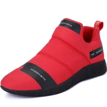 Winter Men Shoes Fashion Keep warm snow boots casual Walking pu shoes Driving waterproof size 39-44 zapatillas deportivas hombre