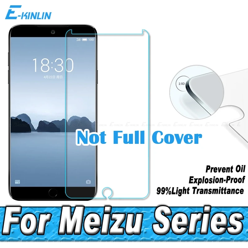 

0.26mm 2.5D Tempered Glass Screen Protector For Meizu 16 X 16Xs 16s Pro 16th 15 Plus Lite Protective Glass Film