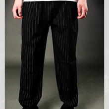 Свободная посадка модные брюки Funky хип-хоп Мужская Контрастная Полоса брюки для танцоров