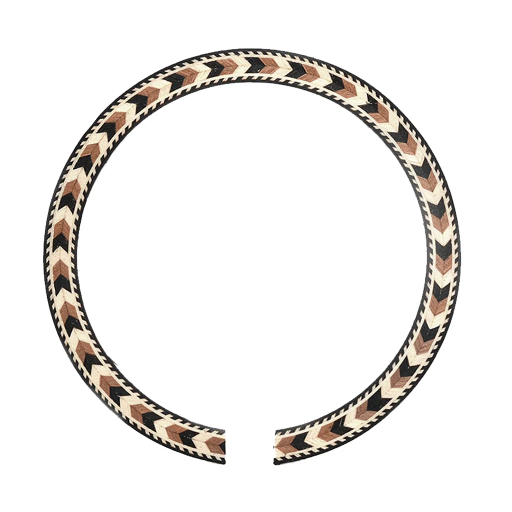 

Wood Soundhole Rosette Decal Sticker for Acoustic Classical Guitar Replacement