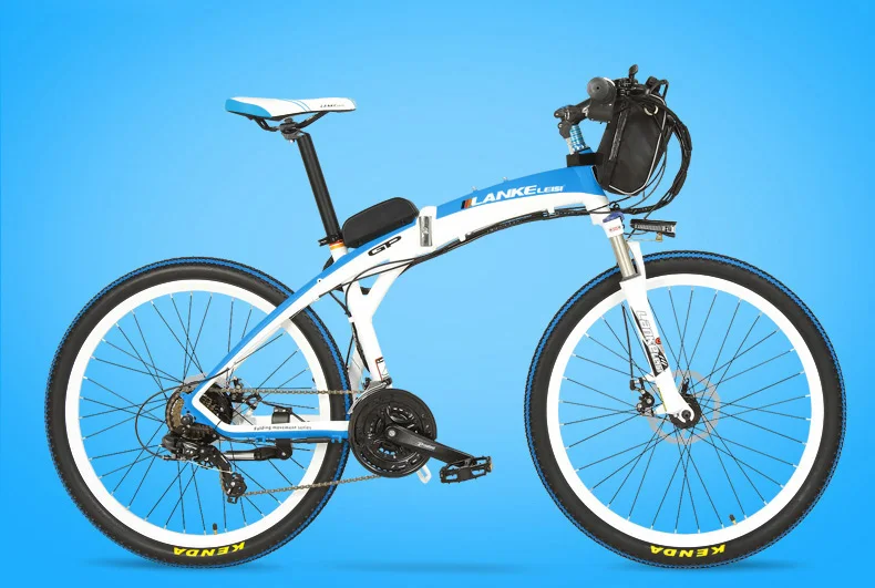Новинка, Lankeleisi электрический велосипед, велосипед, 26 дюймов 36/48 V, 240 W, дисковый тормоз, быстро складывающаяся, горный велосипед