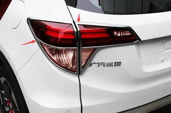 

Lapetus Car Styling ABS Rear Tailgate Tail Lights Lamps Frame Cover Trim 4 Pcs Fit For Honda Vezel HR-V 2014 2015 2016 2017