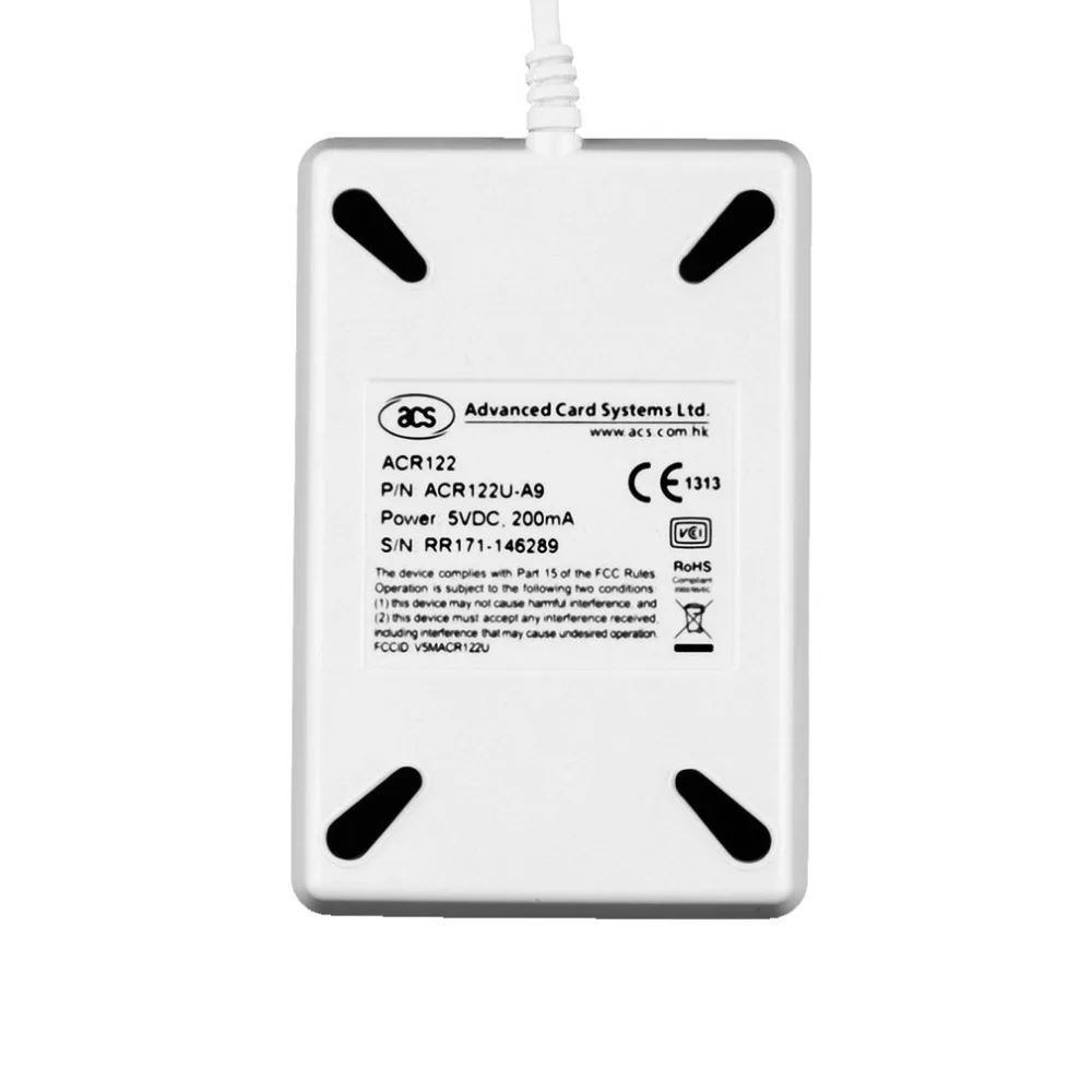 RFID NFC Reader smart Card Reader ACR122U Beschrijfbare Kloon Software USB S50 13.56 mhz ISO/IEC18092 