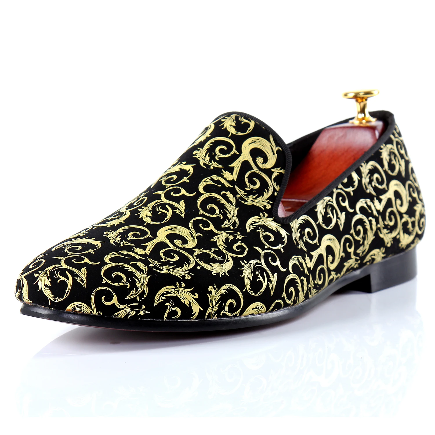 Harpelunde Men Casual Shoes Animal Prints Driving Loafers Paisley Flat ...