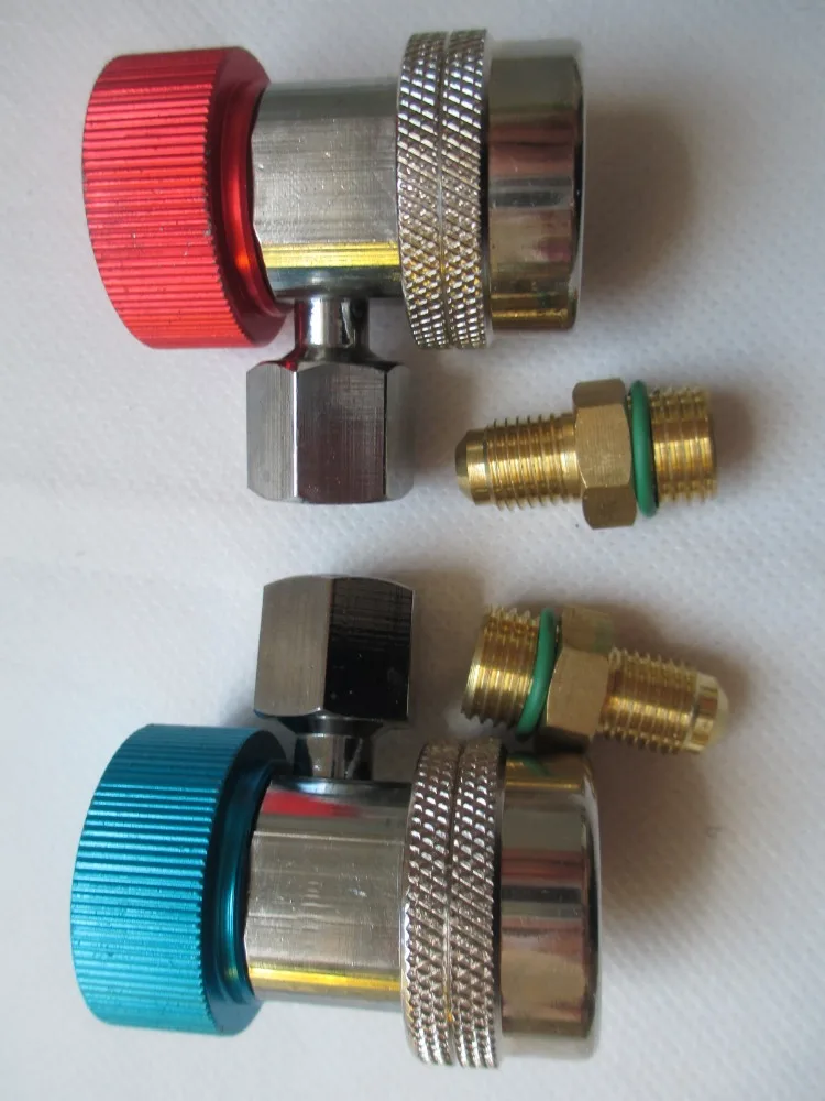 

Fixmee New Free Shipping AC R134a QC15 Quick Connector Adapter Coupler Car Auto Air-Conditioning