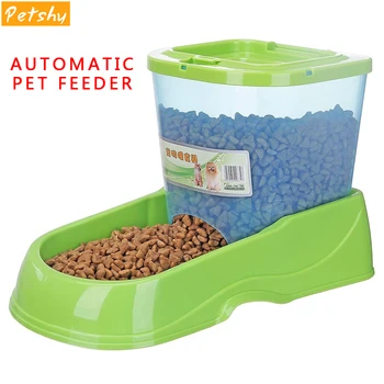 

Petshy Pet Automatic Feeder Dog Cat Drinking Water Fountains Large Capacity Pets Food Bowl Water Dispenser for Dogs Cats