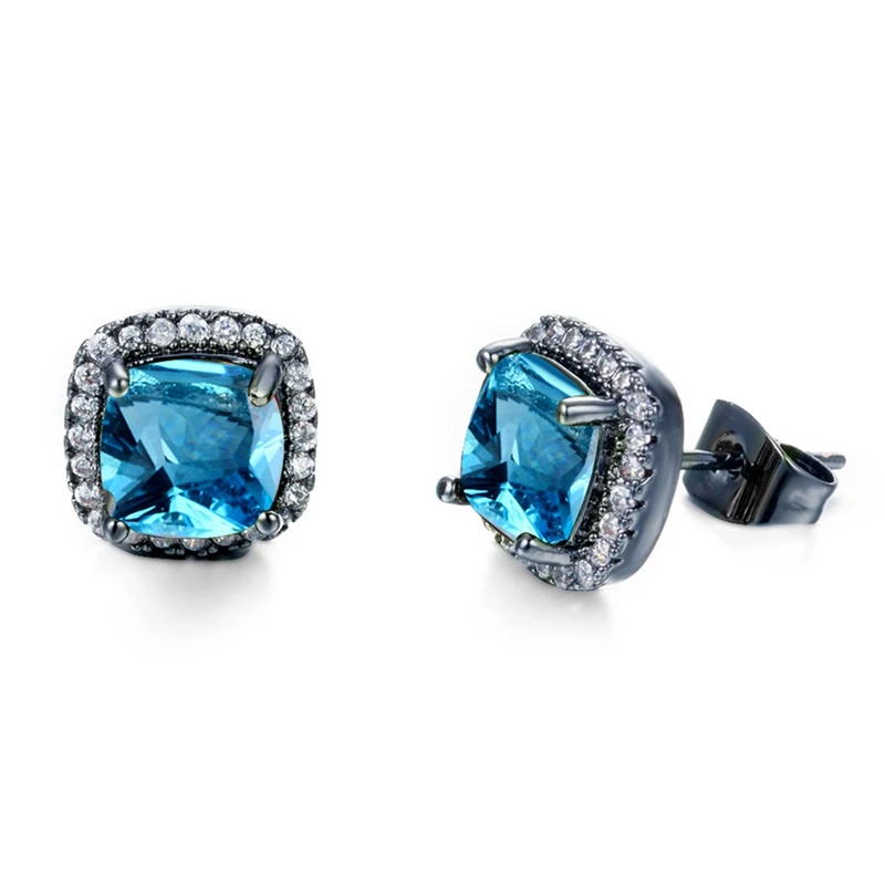 Classic Colorful AAA Cubic Zircon Stud Earrings White Crystal Women Girls Simple All Match Earrings Fashion Jewelry Brincos Classic Colorful AAA Cubic Zircon Stud Earrings White Crystal Women Girls Simple All Match Earrings Fashion Jewelry Brincos