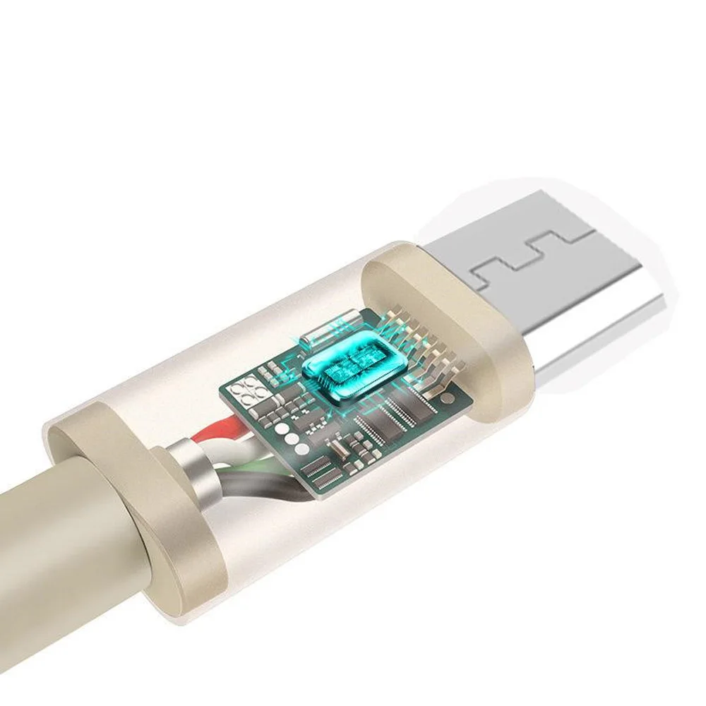 Jetjoy металлический Плетеный Micro usb type C Быстрый умный зарядный кабель для передачи данных для huawei Xiaomi samsung зарядный шнур из нержавеющей стали 1 м