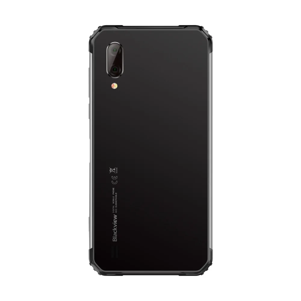 Blackview BV6100 6,88 "смартфон 3 ГБ + 16 ГБ Android 9,0 IP68 водонепроницаемый мобильный телефон 5580 мАч NFC две sim-карты считывание отпечатка пальца мобильного