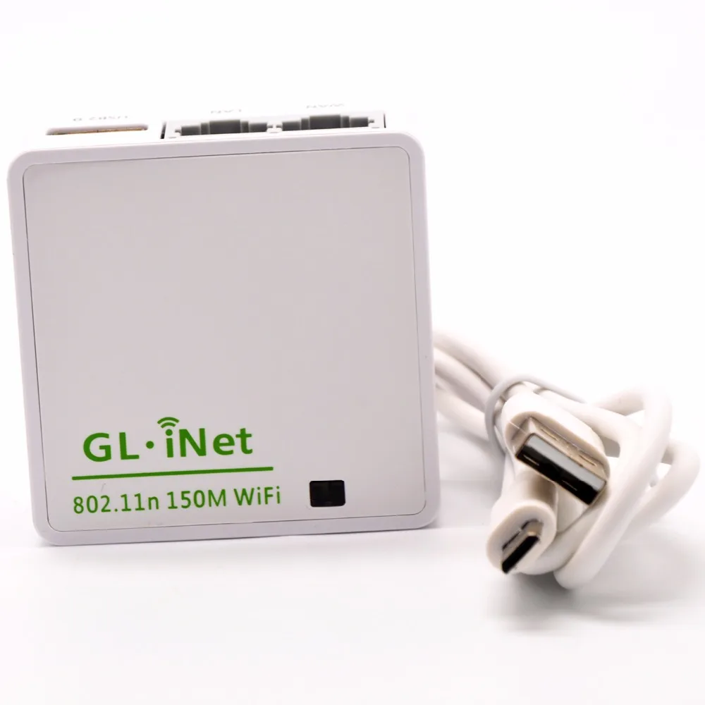 10 шт. GL iNet Atheros AR9331 802.11n 150 Мбит/с мини беспроводной WiFi роутер прошивка OpenWRT openvpn