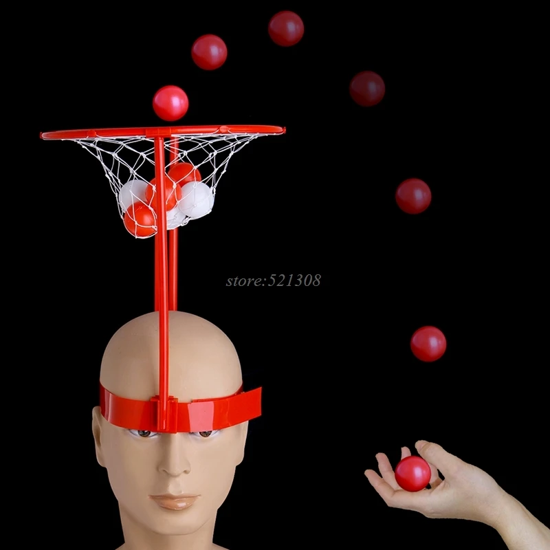 HBB головная повязка обруч мяч игрушка ловля Баскетбол ребенок игра голова ремень с 20 мячей JUN12