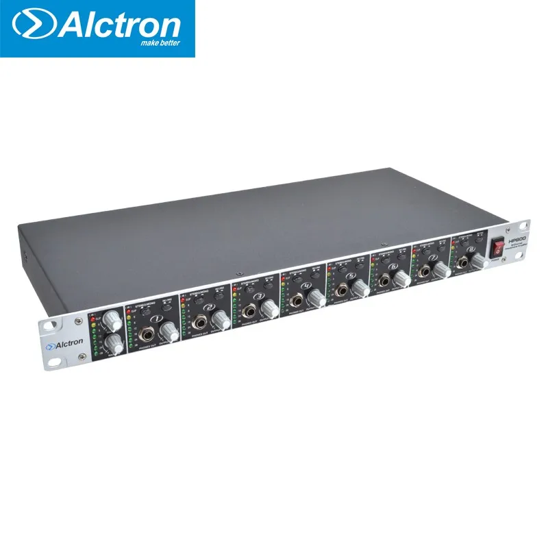 Alctron HP800 8 каналов Многофункциональный предусилитель для наушников, усилитель распределения наушников, Независимый регулятор громкости