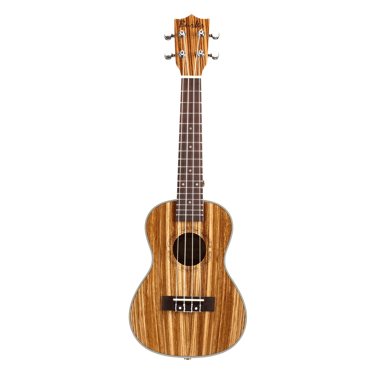 Горячая Бурка укулеле гитара акустическая укулеле Zebrawood 15 Лада 4 струны Гавайская гитара 21 струнный инструмент для любителей музыки