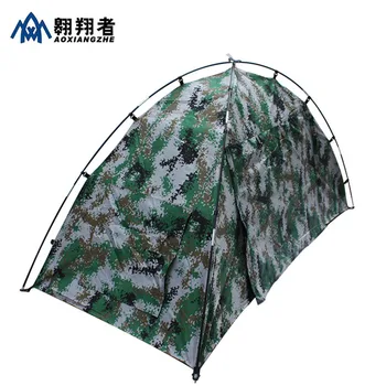 

Ultralight Portable Waterproof Windproof Moisture proof One Person Singly Layer Camouflage Three-season Outdooor Camping Tent