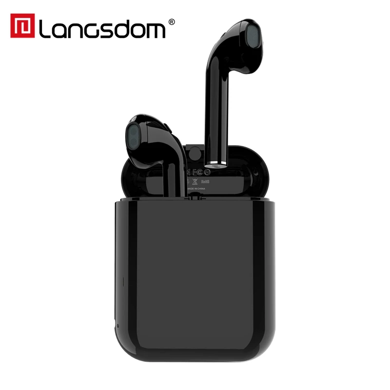 Langsdom T7 мини беспроводные наушники Bluetooth с зарядной коробкой настоящие гарнитуры