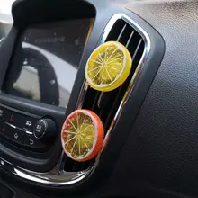 Кондиционер Вентиляционный зажим автомобильный освежитель воздуха твердые духи авто выход духи в форме лимона автомобиля-Стайлинг Аксессуары для интерьера